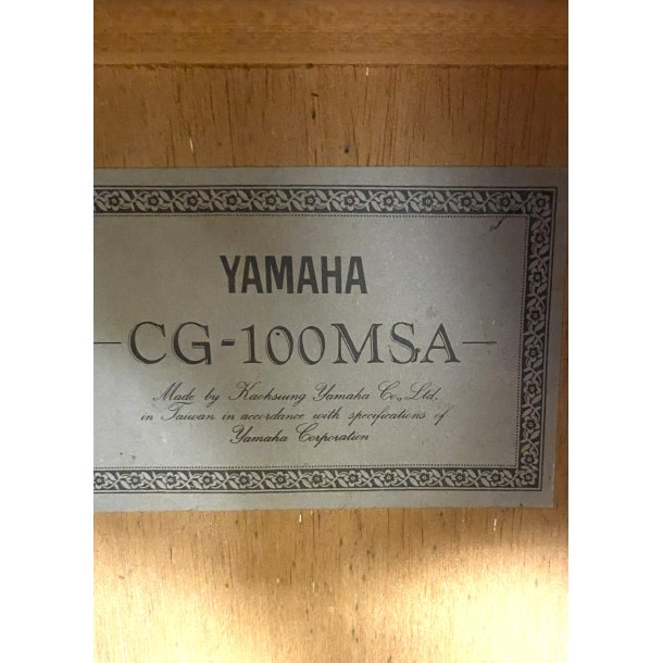 (USED) Yamaha CG-100 MSA Classical Guitar